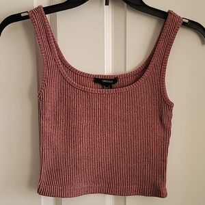 FOREVER 21 | Cropped Tank | Ribbed | S